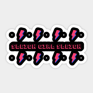 sleigh girl sleigh Sticker